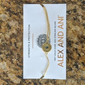Alex and Ani evil eye adjustable bracelet